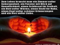 Zum Leben braucht...