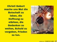 christi geburt mache