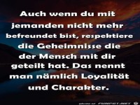 Loyalitt und Charakter
