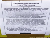 Wenn ein Fußballprofi eine Wohnung sucht...