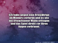 Memory-Niederlage episch verarbeitet