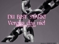 Du bist stark