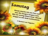 Spruch zum Samstag