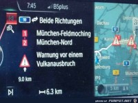 Vulkanausbruch auf der A 99