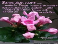 Sorge dich nicht...