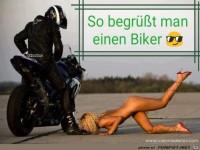 biker begr��en