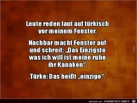 Leute reden laut auf t�rkisch.....