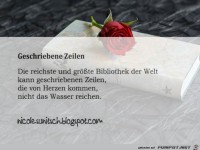 Sprüche - Geschriebene Zeilen