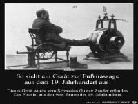 Fussmassage Ger�t aus dem 19 Jahrhundert......