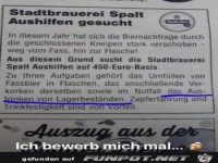 Ich bewerbe mich da mal...