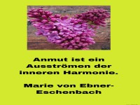 Anmut ist ein Ausstr�men