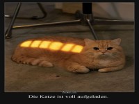 Sonnenstrahlen oder Ladebalken?