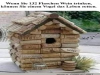 Weinkorken retten V�gel!