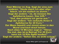 Zwei M�nner im Zug