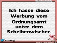 Ich hasse diese Werbung