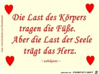 Die Last des Koerpers
