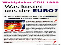 Wahlplakat 1999