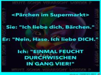Prchen im Supermarkt