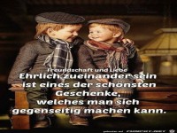 ehrlich zueinander sein