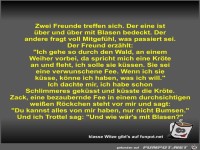 Zwei Freunde treffen sich