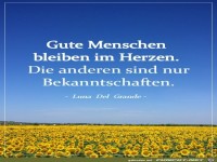 Gute Menschen bleiben im Herzen