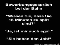 Bewerbungsgespr�ch