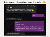 Chat zwischen zwei Personen eskaliert