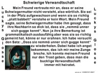 Schwierige Verwandtschaft