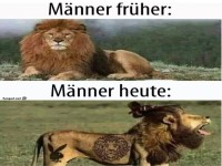 Mnner frher und heute