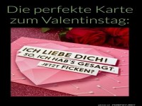 Perfekte Karte zum Valentinstag