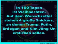 In 100 Tagen ist Weihnachten