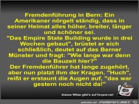 Fremdenf�hrung in Bern