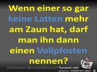 Vollpfosten
