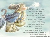 Jeder auf dieser Welt ist hier nur ein kleines Licht