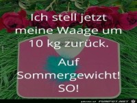 10 Kilo zur�ck