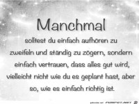 Manchmal