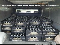 Bus voller Krombacher? Kein Problem!