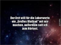 Wenn der Arzt zum Test ldt...
