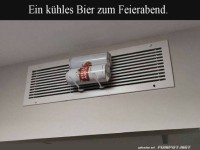 DIY Klimaanlage: Ventilator trifft Bierk�hlung