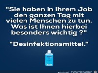 den ganzen Tag mit vielen Menschen.....