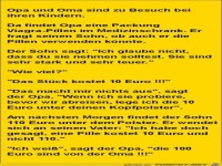 Opa und Oma sind zu Besuch bei den Kindern.....