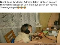 Von klein auf ein hartes Trainingslager