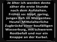 Nur ein Knappe an der Kurbel