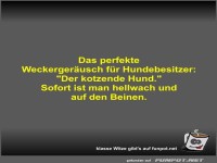 Das perfekte Weckerger�usch f�r Hundebesitzer