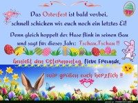 Das Osterfest ist bald vorbei