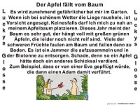 Der Apfel fllt vom Baum
