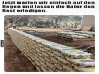 Baumeister's Trick: Regen f�r den Bau nutzen