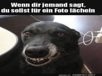 Wenn L�cheln nicht ganz wie geplant klappt