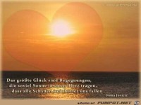 Das grte Glck sind Begegnungen