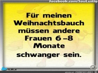 Mein Weihnachtsbauch